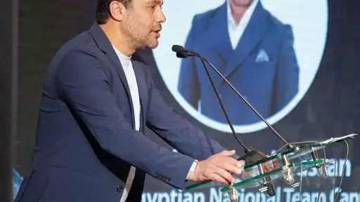 أحمد حسن يشارك في إطلاق النسخة الثامنة من البطولة الدبلوماسية لكرة القدم بالقاهرة