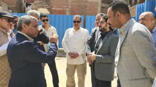 النائب أحمد بلال يبحث مع أمين الأعلى للآثار ترميم مسجدي المتولي والتوبة في المحلة