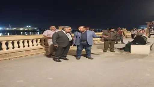 محافظ الدقهلية يتفقد أعمال تعزيز الخدمات وإنشاء غرفة عمليات بممشى المنصورة