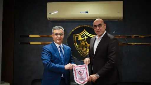 الزمالك يستقبل سفير الجزائر بالقاهرة قبل نهائي الكونفدرالية أمام اتحاد العاصمة