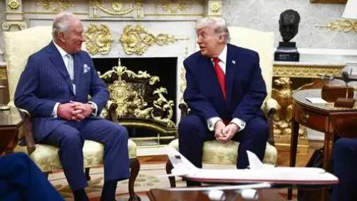 ترامب خلال استقبال الملك تشارلز: ليس لدى الولايات المتحدة أصدقاء أقرب من البريطانيين