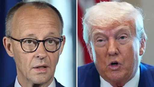 ترامب: المستشار الألماني يتبنى موقفا متساهلا حيال احتمال امتلاك إيران سلاحا نوويا