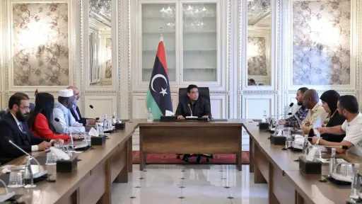 رئيس المجلس الرئاسي الليبي يبحث مع أعضاء المسار الأمني مستجدات العملية السياسية