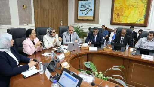 محافظ الوادي الجديد تلتقي نائبة محافظ جنوب سيناء لتنفيذ مشروع التطوير المؤسسي