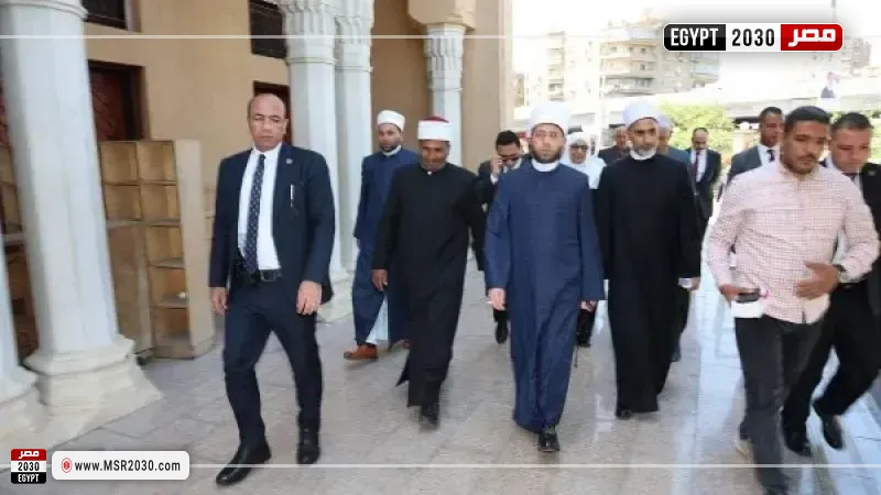 وزير الأوقاف يتفقد مسجد يوسف الصحابي ويوجه بتطوير ملحقه بالقاهرة