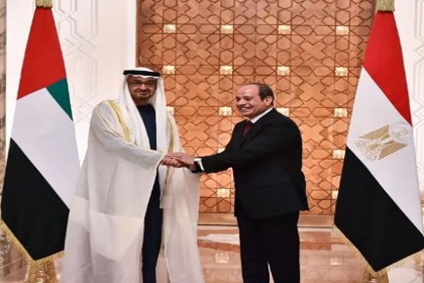 السيسي ورئيس الإمارات
