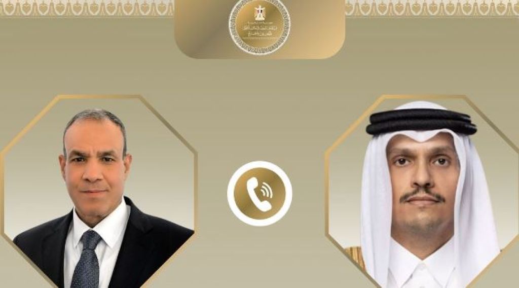 وزير الخارجية ونظيره القطري