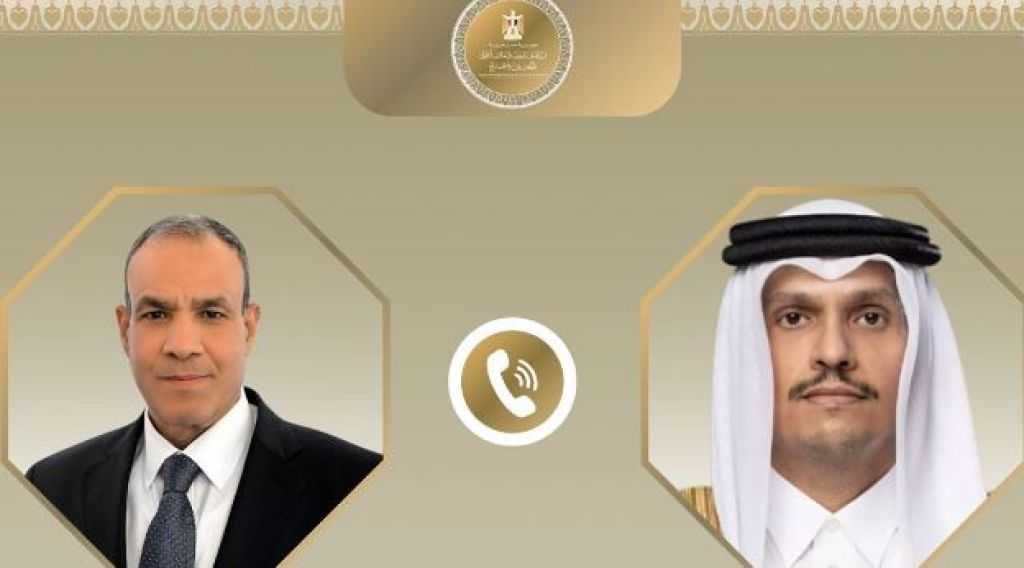 وزير الخارجية يبحث هاتفيا مع رئيس مجلس الوزراء القطري جهود خفض التصعيد الإقليمي
