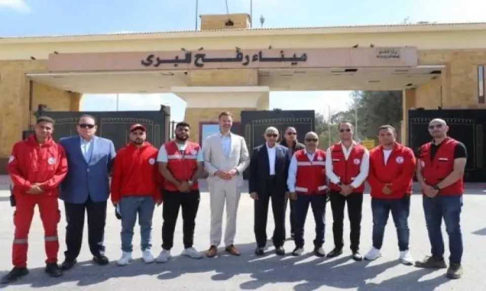 تفاصيل زيارة وزير التجارة والتعاون الإنمائي الهولندي شمال سيناء وتفقده للجانب المصري من معبر رفح