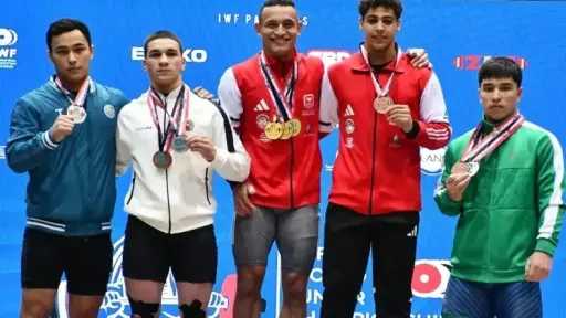 مصر تحتل المركز الرابع في الترتيب النهائي لجدول ميداليات بطولة العالم لناشئي الأثقال