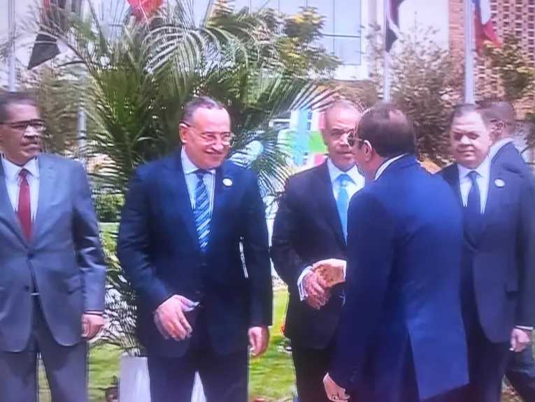 الرئيس السيسي يفتتح المقر الجديد لجامعة سنجور بحضور ماكرون