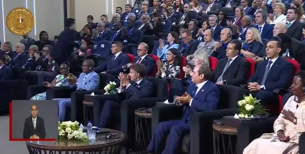 السيسي وماكرون يفتتحان المقر الجديد لجامعة سنجور بالإسكندرية