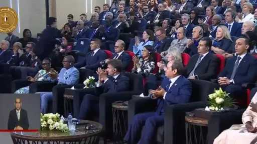 السيسي وماكرون يفتتحان المقر الجديد لجامعة سنجور بالإسكندرية