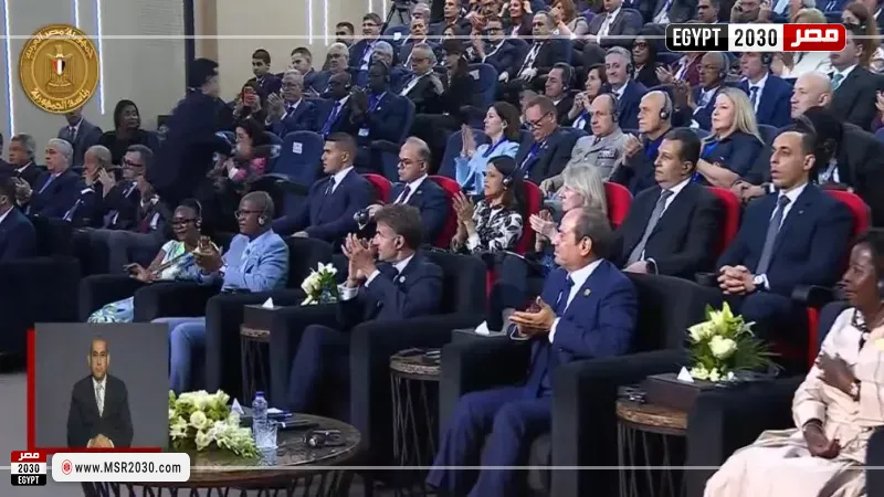 السيسي وماكرون يفتتحان المقر الجديد لجامعة سنجور بالإسكندرية