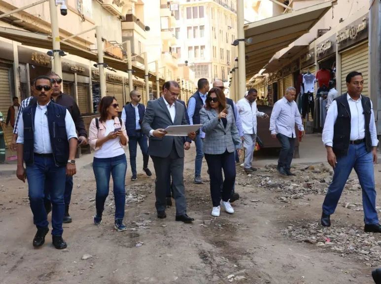 جانب من جولة وزيرة التنمية المحلية