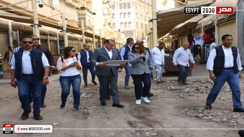 جانب من جولة وزيرة التنمية المحلية