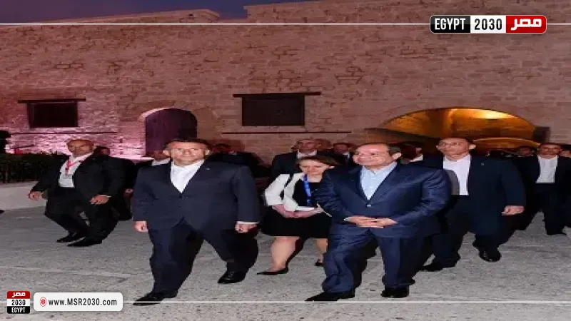 السيسي ونظيره الفرنسي