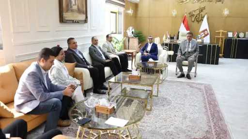 محافظ الوادي الجديد تلتقي مدير صندوق مكافحة وعلاج الإدمان والتعاطي