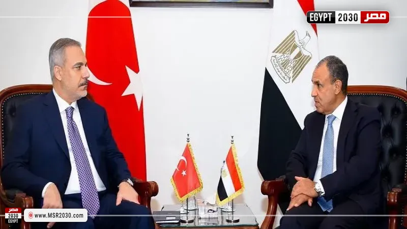 وزير الخارجية ونظيره التركي
