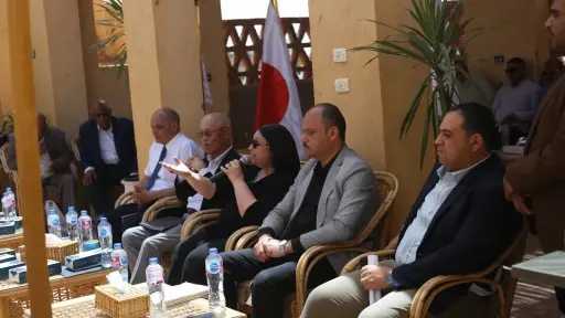 نائبة وزيرة التضامن الاجتماعي تفتتح مركز التدريب على تصنيع الألبان بمركز بلاط بمحافظة الوادي الجديد
