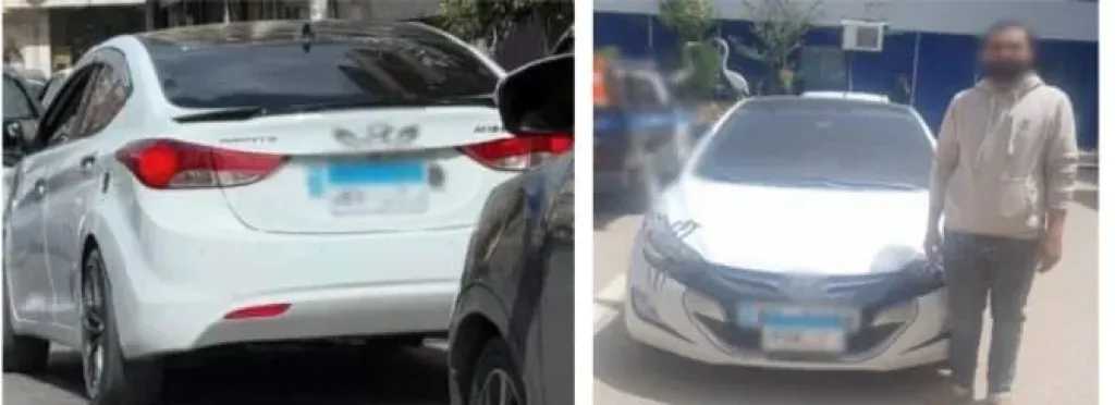 ضبط قائد سيارة طمس لوحاتها المعدنية بالشرقية بعد تداول صورته على السوشيال ميديا