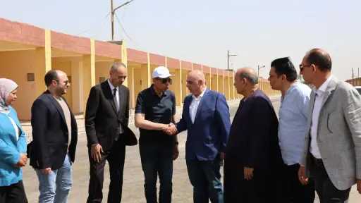 محافظ المنيا يتفقد التجهيزات النهائية لسوق بني مزار الحضاري تمهيدًا لافتتاحه