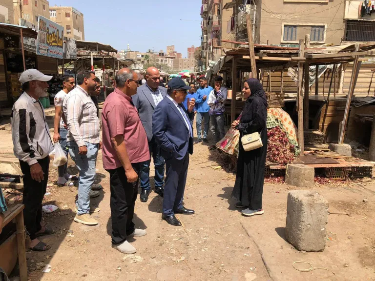 جانب من جولة محافظ الدقهلية