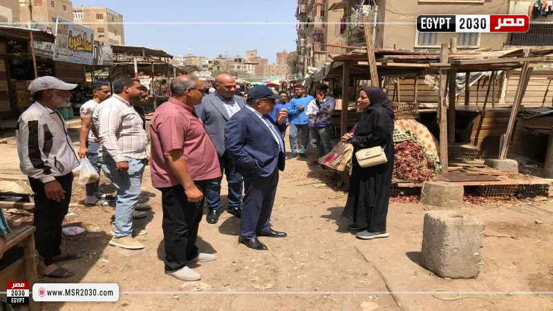 جانب من جولة محافظ الدقهلية