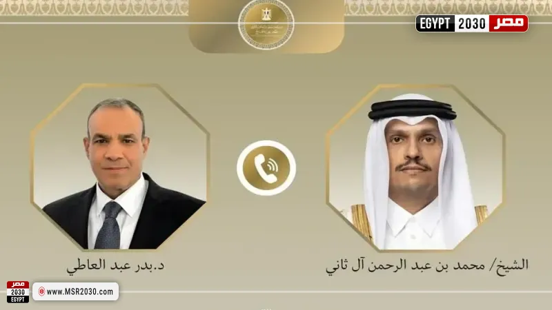 وزير الخارجية ونظيره القطري