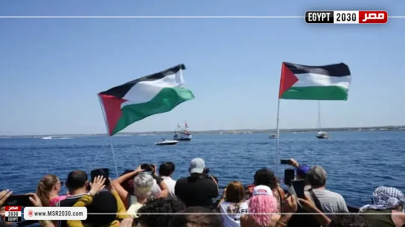 الاحتلال الإسرائيلي يعترض قاربا جديدا من أسطول الصمود قرب غزة