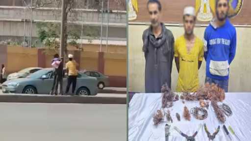 ضبط عاطلين ومخزن خردة بالقاهرة لسرقة أسلاك كهرباء من أعمدة الإنارة وبيعها كخردة