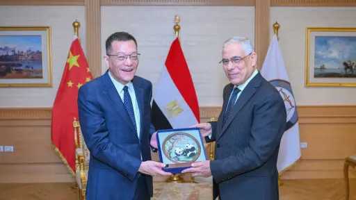 النائب العام يبحث مع نظيره لمدينة جوانزو الصينية تعزيز التعاون القضائي ومكافحة الجرائم العابرة للحدود