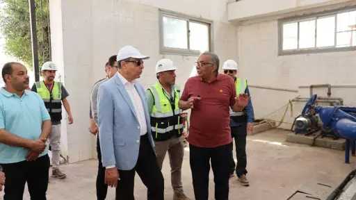 محافظ المنيا يتابع مشروع تأهيل وتحسين محطة مياه... محافظ المنيا يتابع مشروع تأهيل وتحسين محطة مياه أرض سلطان القبلية