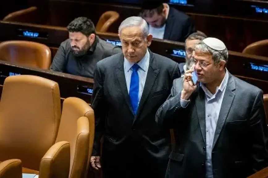 نتنياهو يوبخ بن غفير لنشره مقاطع فيديو يسخر فيها من نشطاء أسطول الحرية المحتجزين