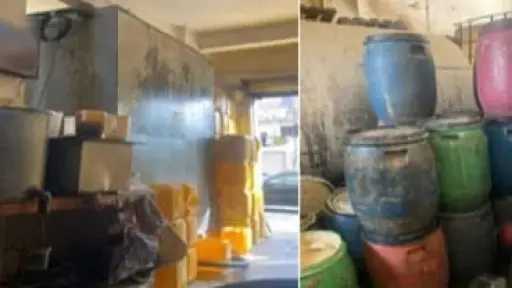 ضبط 31 طن فراولة مجهولة المصدر بالإسماعيلية و11 طن زيت طعام فاسد بالقاهرة