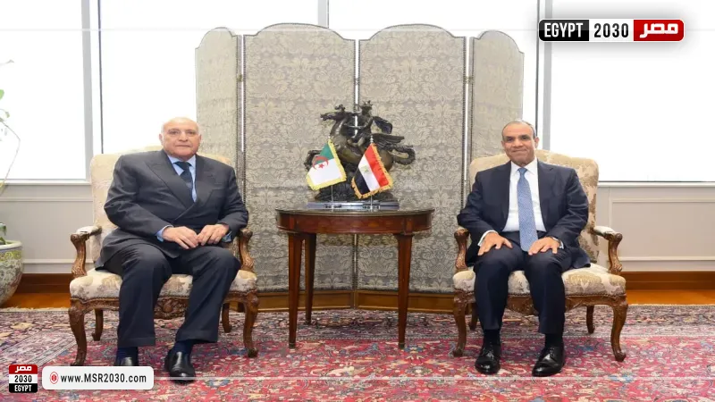 وزير الخارجية ونظيره الجزائري