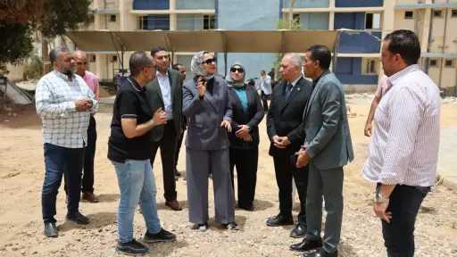 محافظ الوادي الجديد تتفقد أعمال إنشاء المعهد العالي... محافظ الوادي الجديد تتفقد أعمال إنشاء المعهد العالي لتكنولوجيا المعلومات والاتصالات