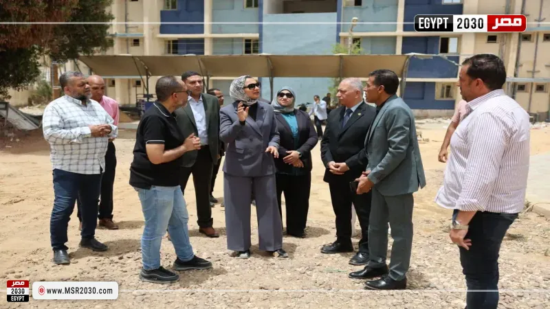 جانب من جولة محافظ الوادي الجديد