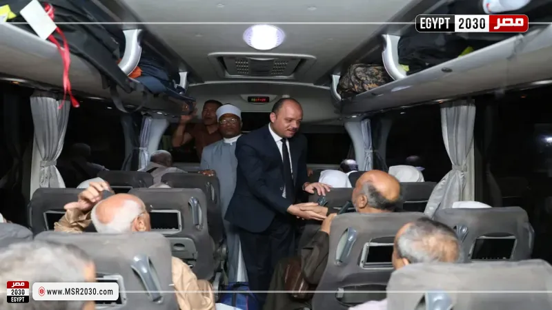 نائب محافظ الوادي الجديد يُودّع ضيوف الرحمن
