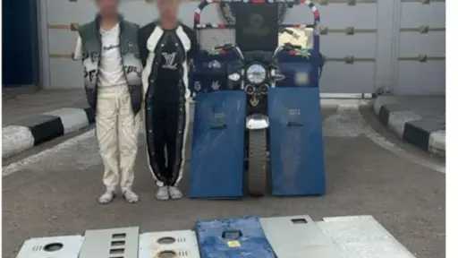 ضبط عاطلين سرقا أجزاء حديدية من كشك كهرباء بالقطامية