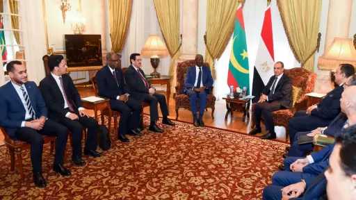 وزير الخارجية يعقد جلسة مباحثات مع نظيره الموريتاني... وزير الخارجية يعقد جلسة مباحثات مع نظيره الموريتاني لدعم التعاون الثنائي بين البلدين