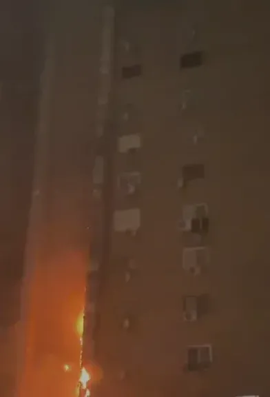 حريق مطعم 