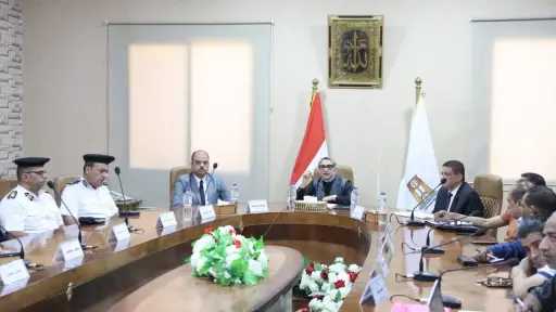 محافظ الوادي الجديد تترأس اجتماعًا لمتابعة الاستعدادات النهائية... محافظ الوادي الجديد تترأس اجتماعًا لمتابعة الاستعدادات النهائية لاستقبال عيد الأضحى