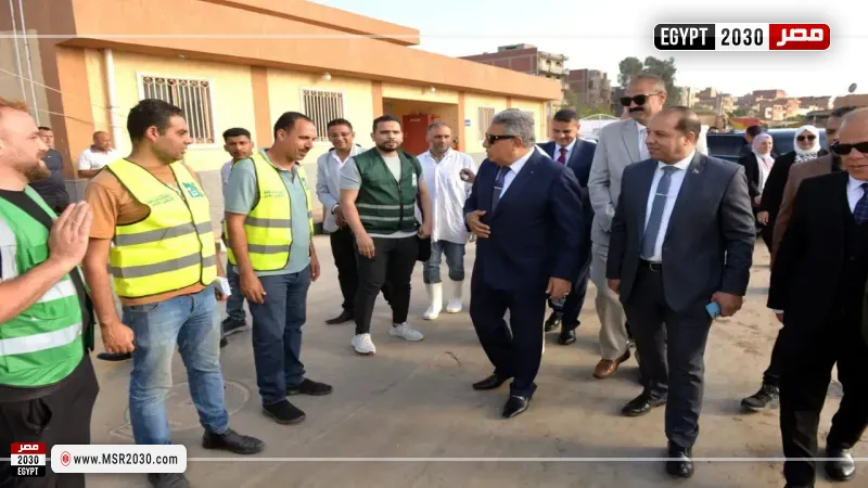 جانب من جولة محافظ الدقهلية