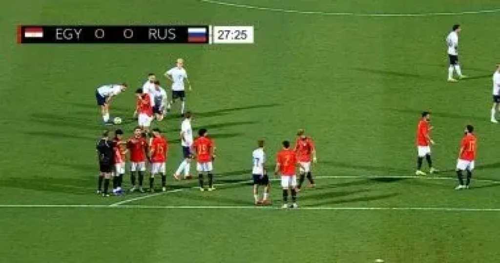 رتعادل سلبي بين مصر وروسيا في الشوط الأول.. وحسام حسن يجري 3 تغييرات مبكرة