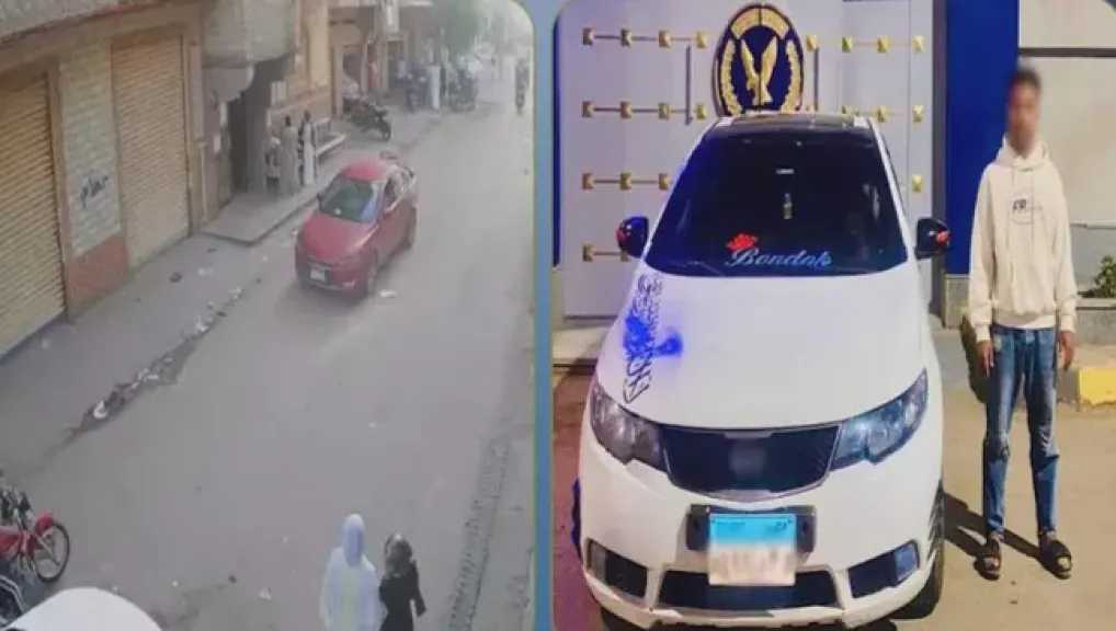 حبس طالب صدم فتاتين بسيارته فى بنى سويف