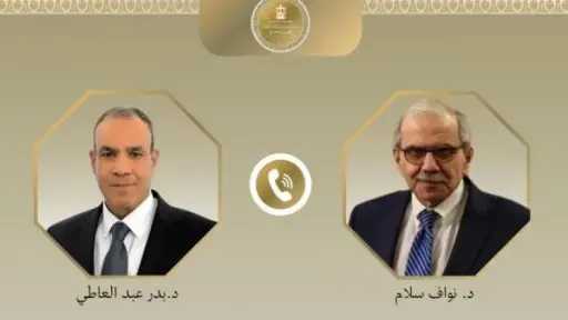 وزير الخارجية يؤكد لرئيس الوزراء اللبناني تضامن مصر... وزير الخارجية يؤكد لرئيس الوزراء اللبناني تضامن مصر مع لبنان