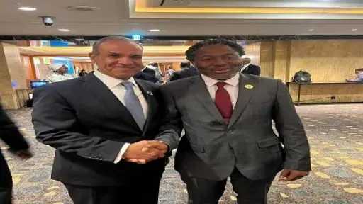 وزير الخارجية يلتقي نائب وزير الخارجية والتكامل الاقتصادي... وزير الخارجية يلتقي نائب وزير الخارجية والتكامل الاقتصادي الدولي بجمهورية ليبيريا