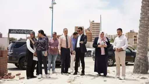 نائب محافظ مطروح يتفقد أعمال الانتهاء من تطوير... نائب محافظ مطروح يتفقد أعمال الانتهاء من تطوير كوبري روميل والكورنيش الشرقي