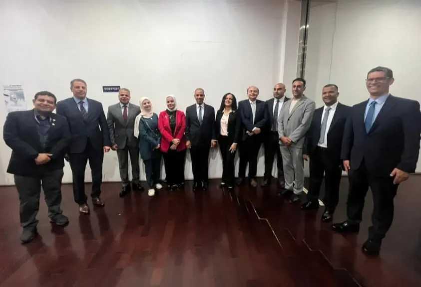 وزير الخارجية يلتقي بأعضاء الجالية المصرية في كوريا الجنوبية